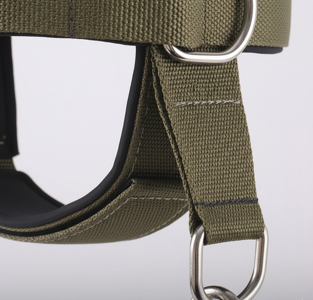 Détail du Strike Prime Harness – Harnais de nuque / Neck Harness 