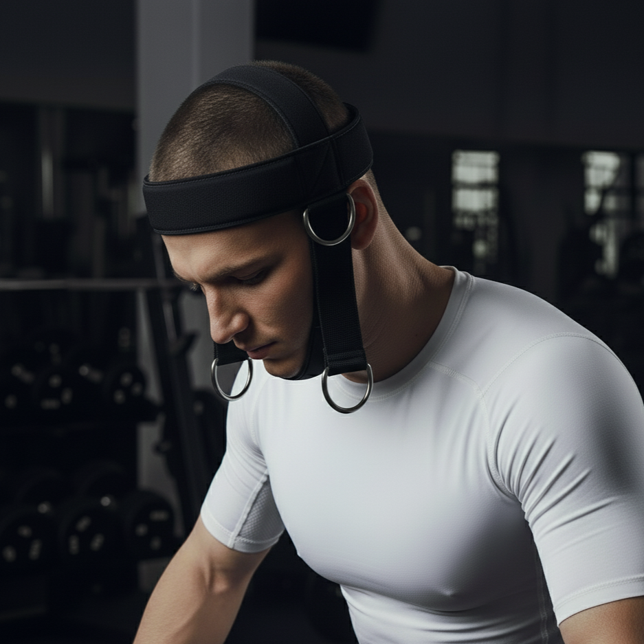 Entraînement avec le Strike Edge Neck Harness – Harnais de nuque fitness et prévention blessures | Strike Edge neck harness workout for strength, fitness and combat sports